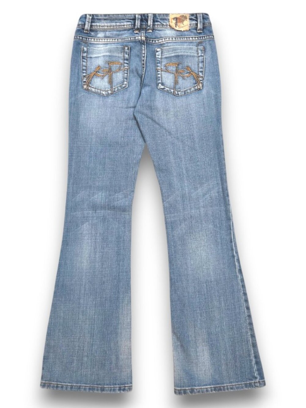Chip & Pepper Jeans SIZE 5 Women-Junior Low Rise Flare  W28 L31 Y2K Medium Wash - Picture 5 of 16